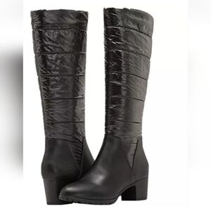 New! Globalwin black boots knee high winter warm women's size 8 Christmas